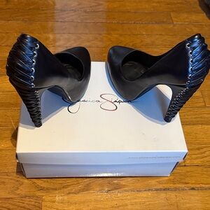 Jessica Simpson Black Stiletto Heels